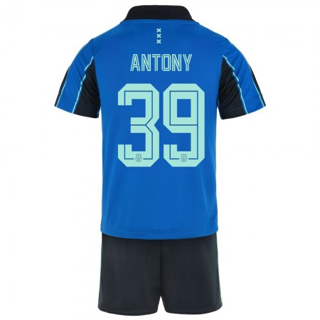 Billiga Fotbollströjor AFC Ajax Antony 39 Barn Borta tröja 2021/22 Kortärmad 